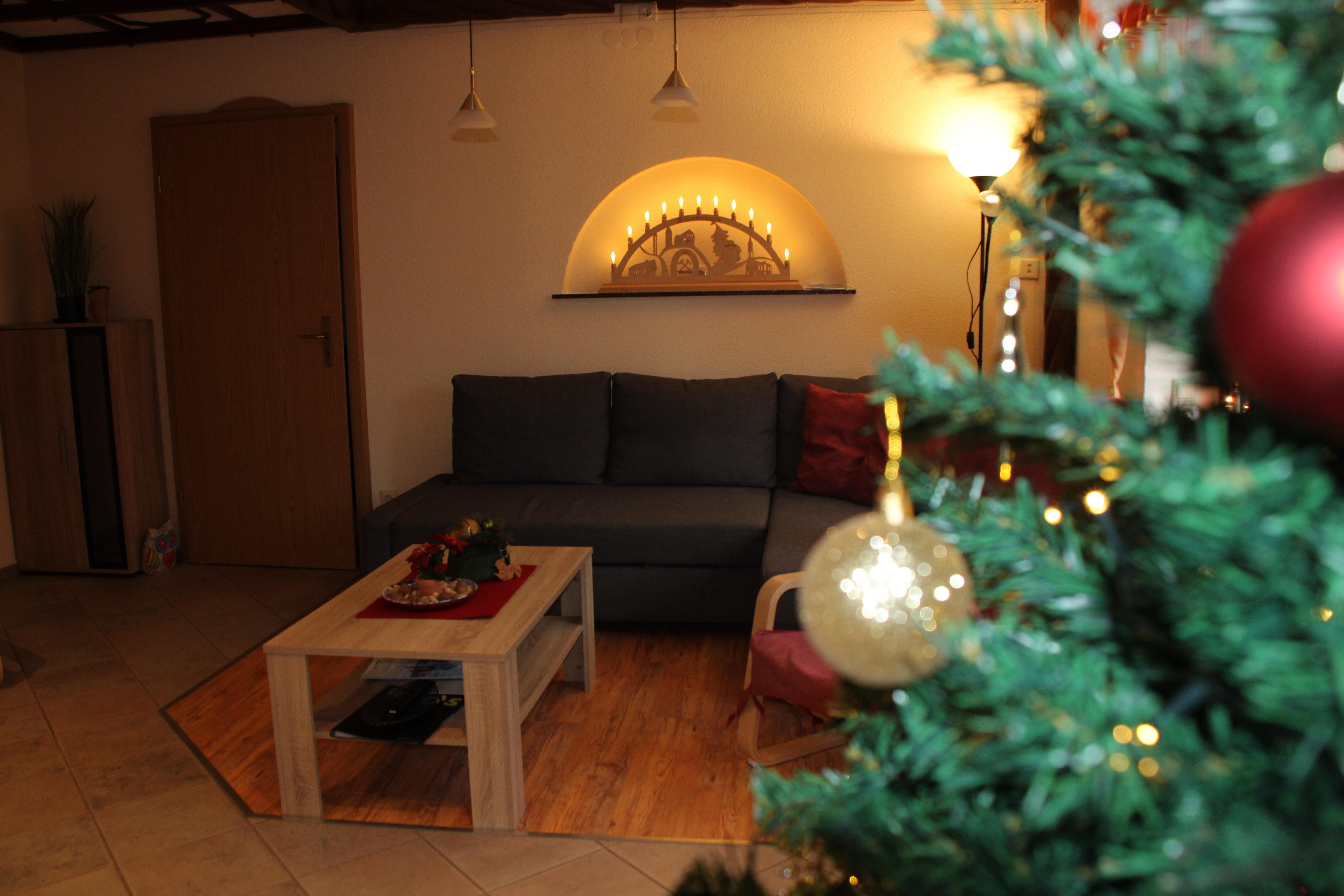Weihnachtszeit in Wohnung Sommer